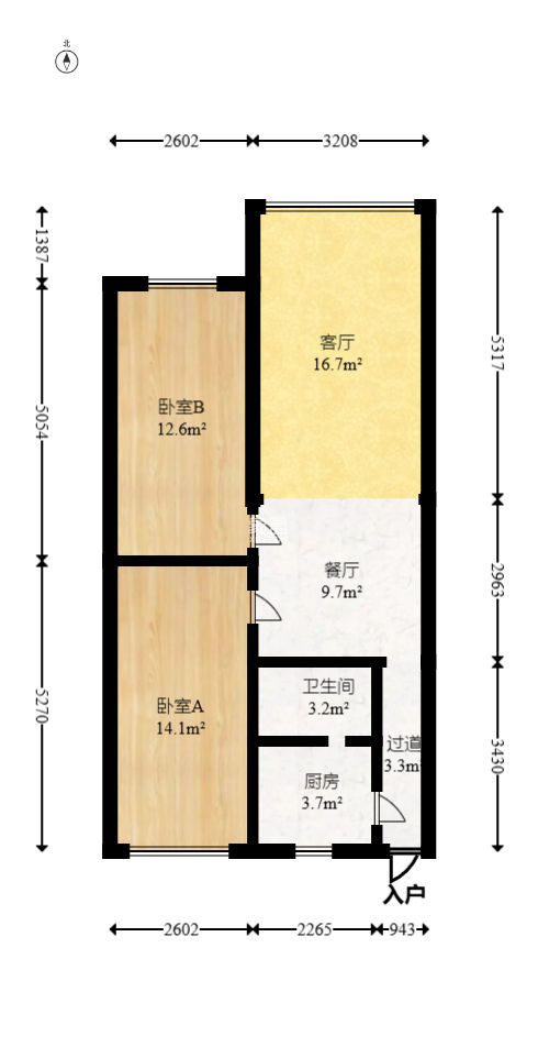 西湖新村  2室1厅1卫   42.80万
