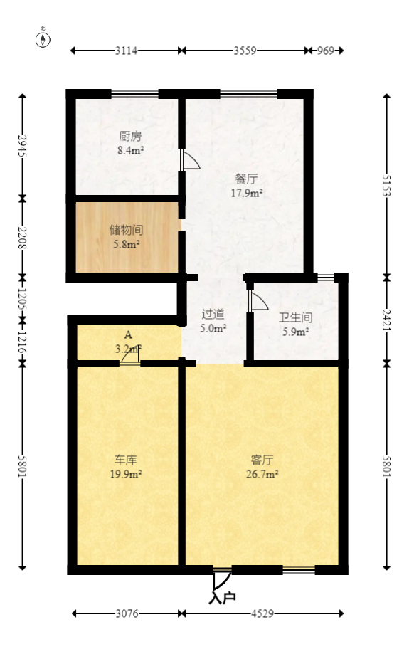 湘路家园  6室2厅5卫   255.00万室内图1