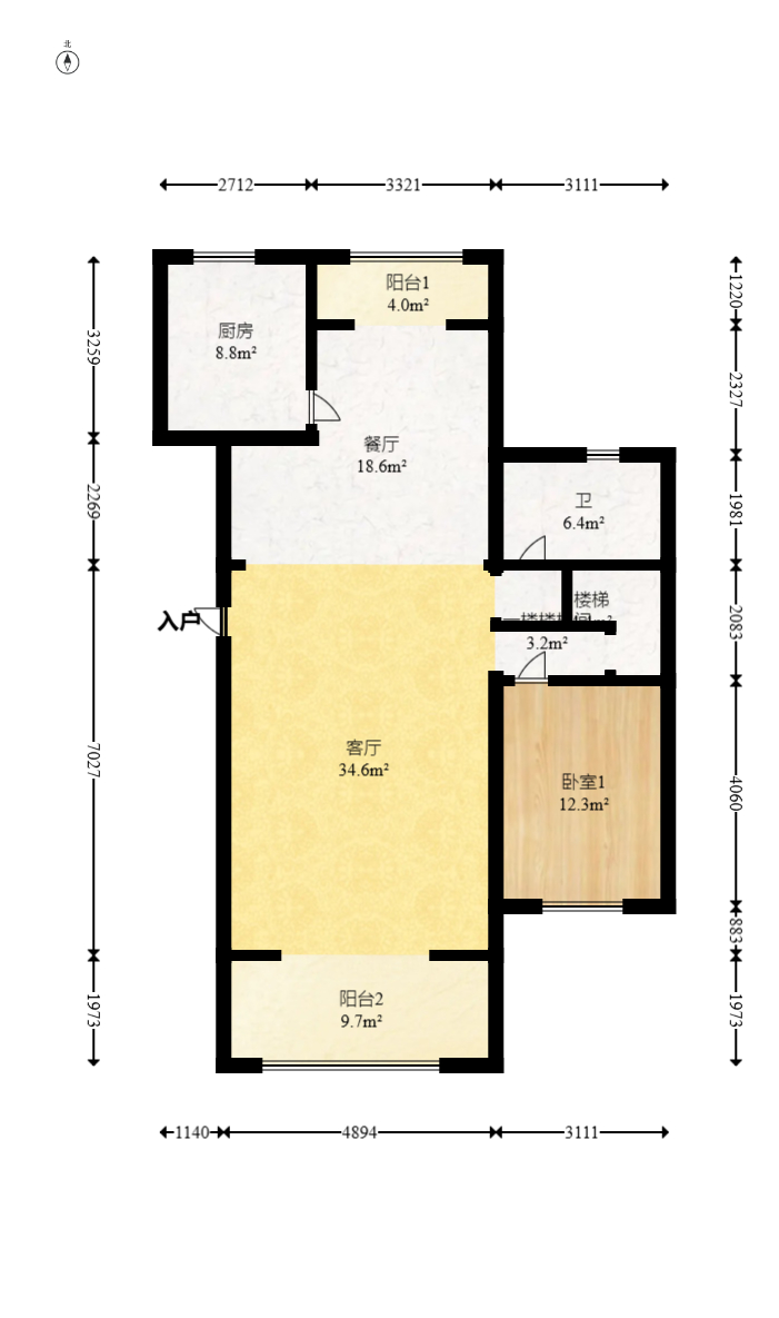 银港水晶城 4室2厅3卫 176.0万 银港水晶城 4室2厅3卫 176.0万户型图