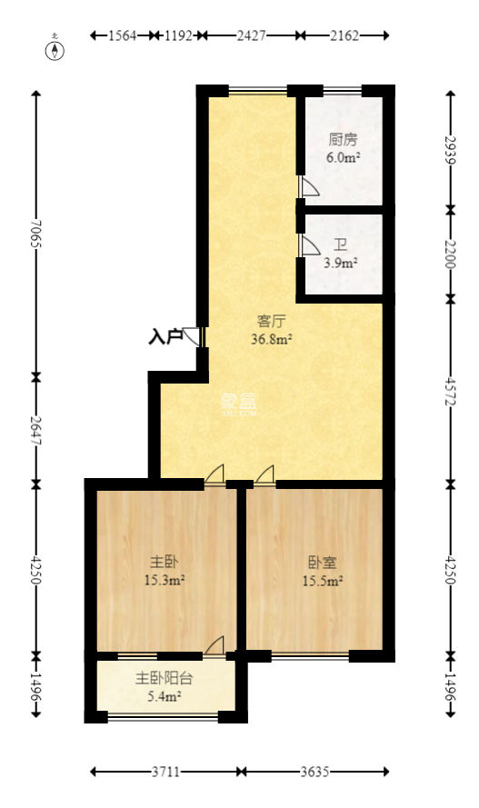 中南汽车世界  2室2厅1卫   25.00万