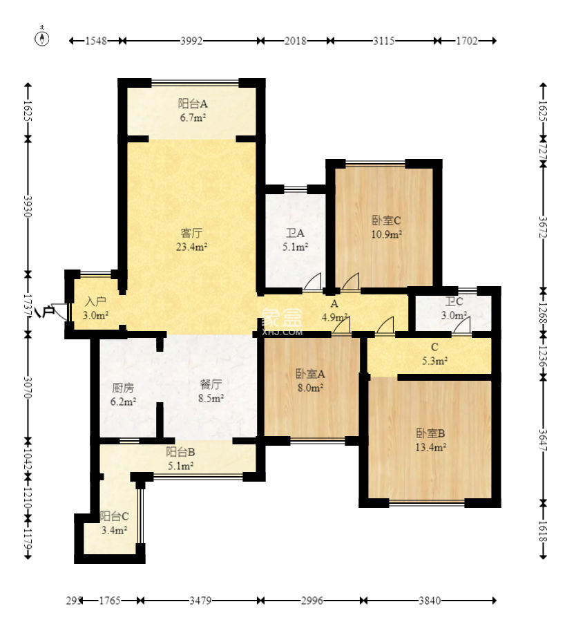 潇湘名城(新里程潇湘名城)  3室2厅2卫    138.0万 潇湘名城(新里程潇湘名城)  3室2厅2卫    138.0万