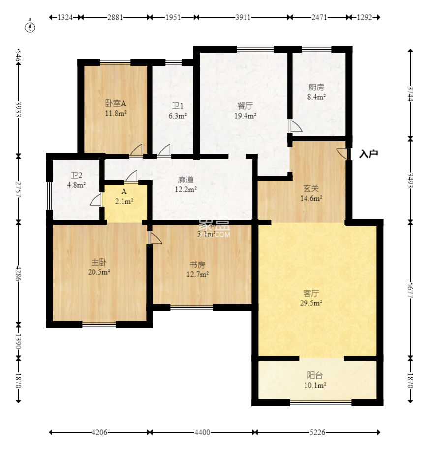 麓山里  5室2厅2卫   179.00万