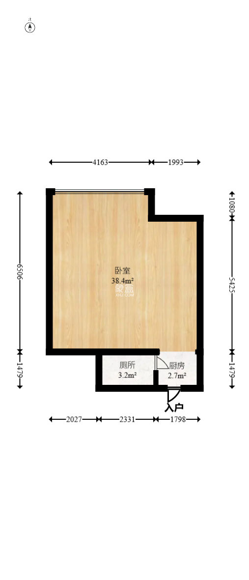 阳光100二期  1室1厅1卫    29.0万