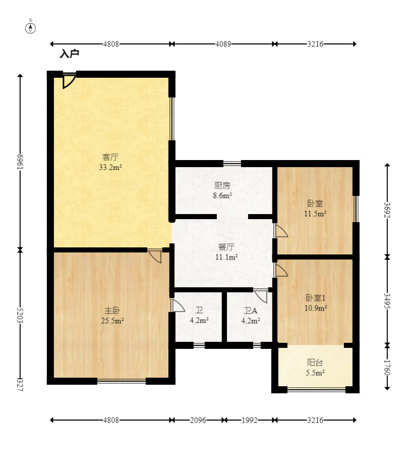 瑞豐苑  3室2廳1衛(wèi)   95.00萬