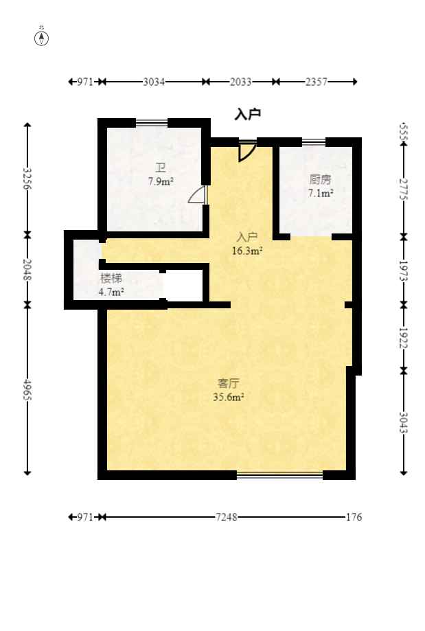 碧桂园翘楚棠  3室2厅3卫    205.0万室内图1