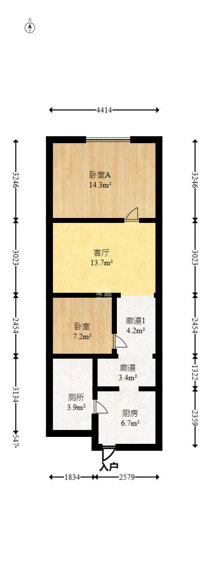 荟聚之光  2室1厅1卫   62.00万