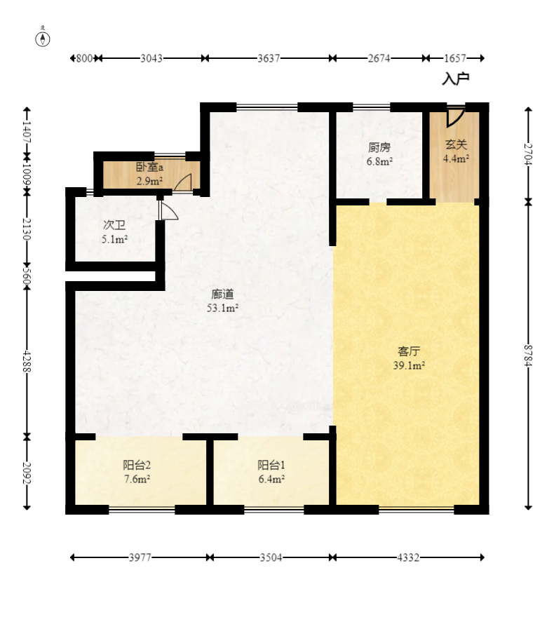 建发央著  4室2厅0卫   250.00万室内图1