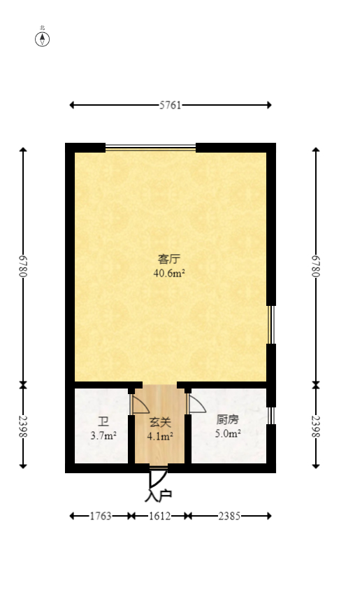 大汉月亮河畔  2室2厅1卫    25.0万 大汉月亮河畔  2室2厅1卫    25.0万户型图