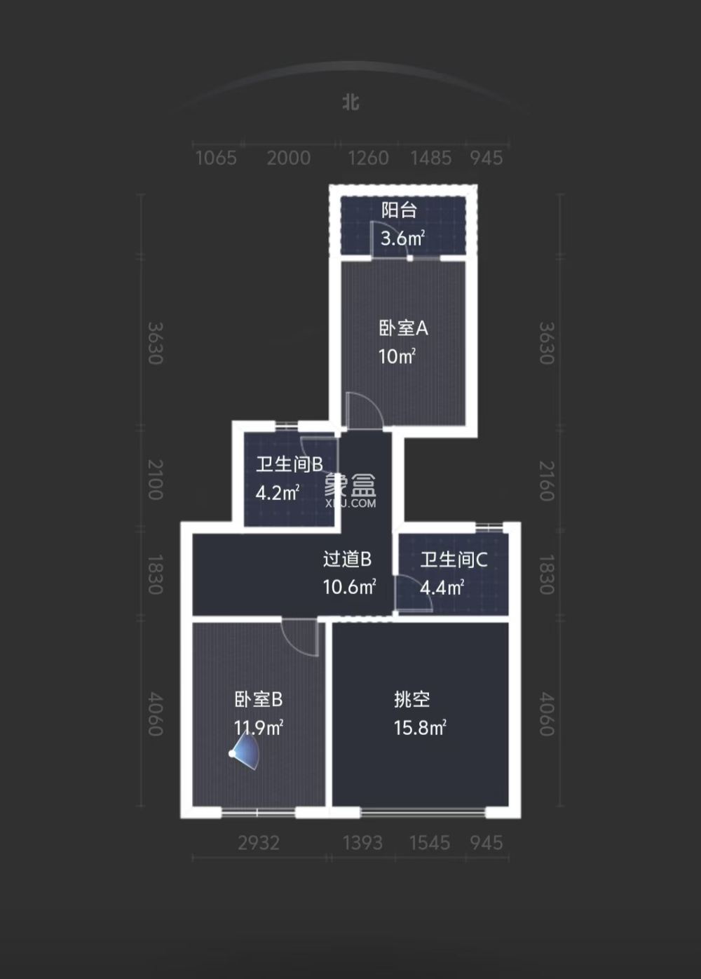 当代尚品苑  4室2厅2卫   135.00万