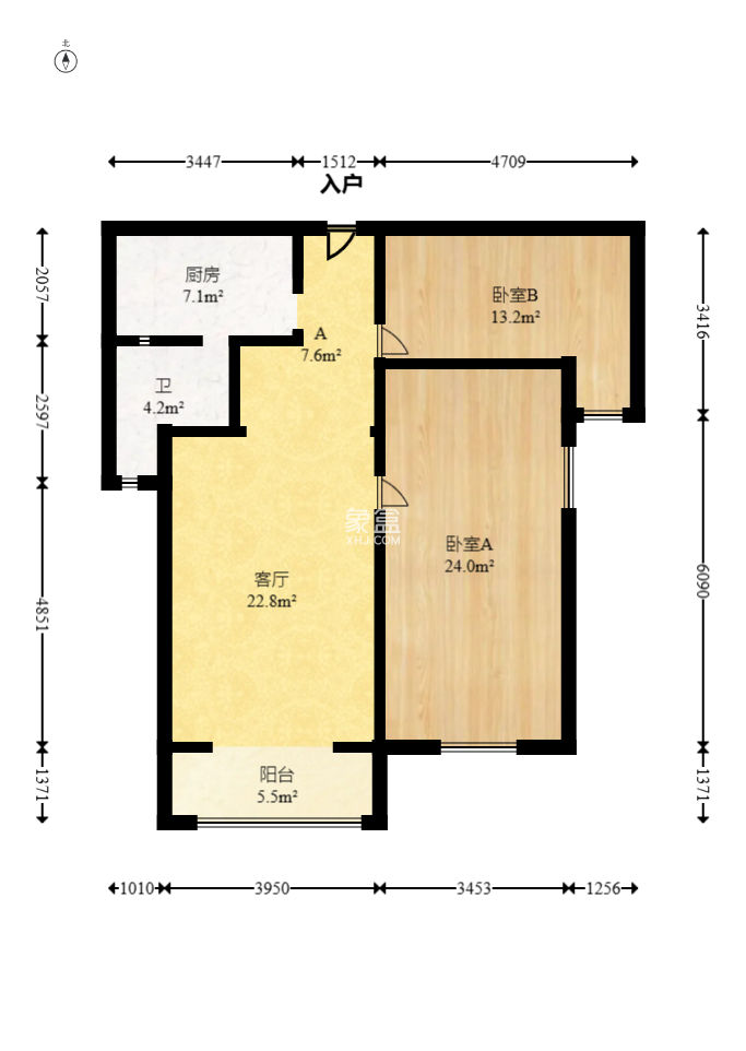 龙王港社区  3室2厅1卫   75.00万