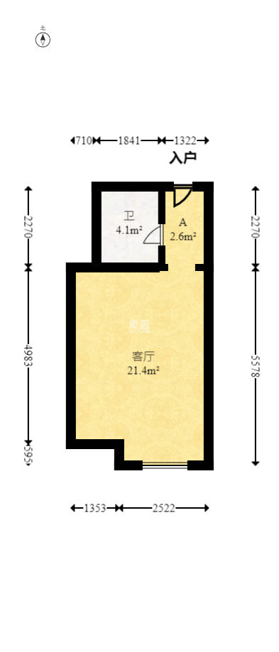 東茅街散盤  3室2廳2衛(wèi)   62.00萬
