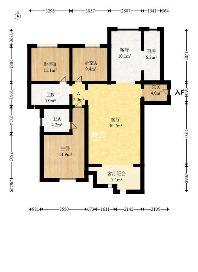 绿地中央广场  4室2厅2卫    215.0万 绿地中央广场  4室2厅2卫    215.0万