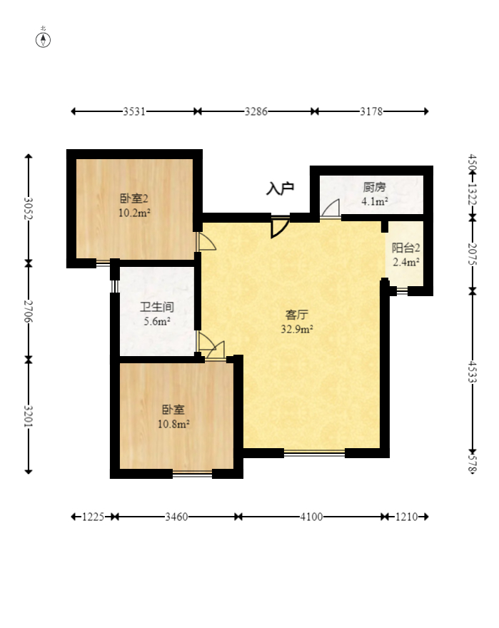 金广星苑  2室2厅1卫    49.8万 金广星苑  2室2厅1卫    49.8万户型图