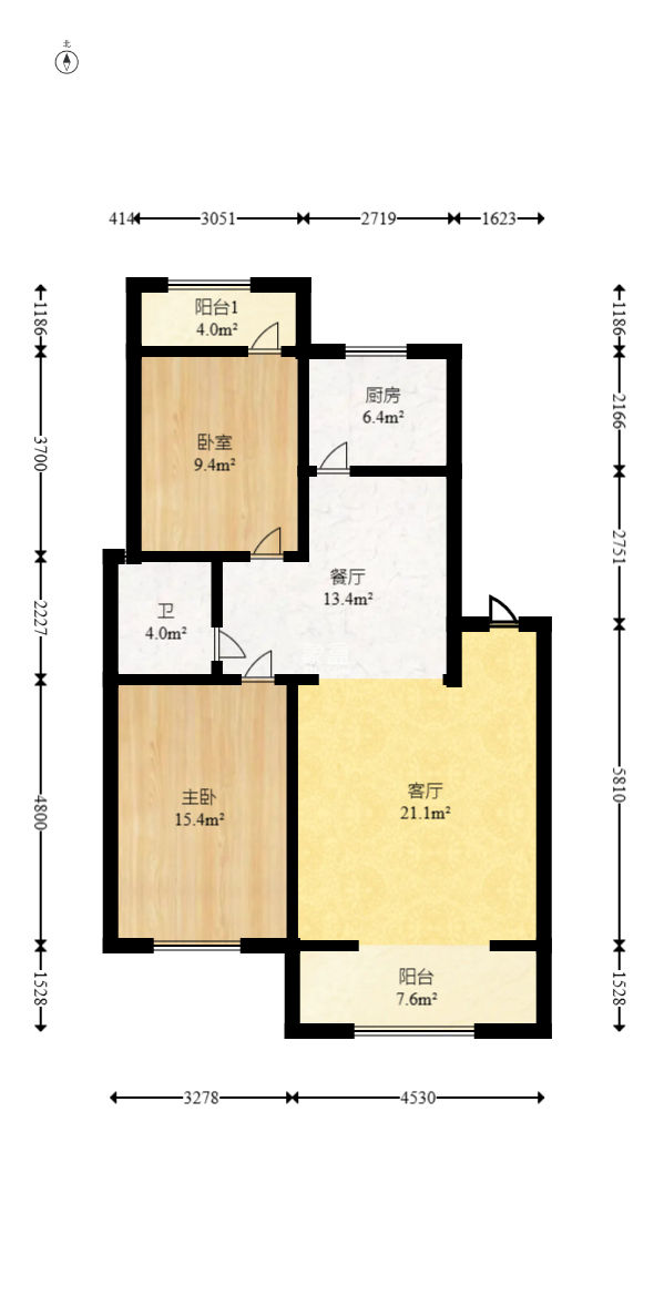 湘瑞家园  2室2厅1卫    43.8万