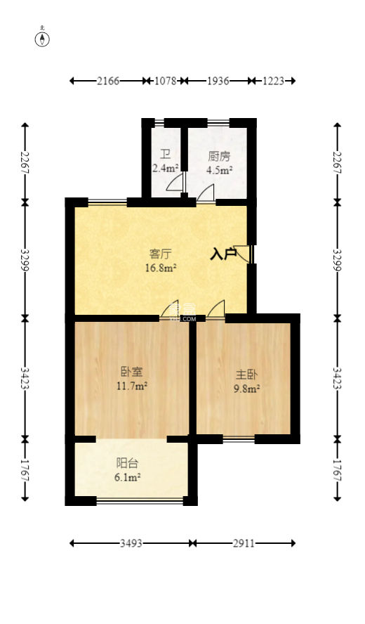 长勘院（文艺路26号）  2室1厅1卫   48.80万