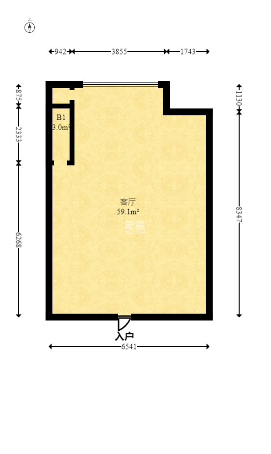 京武浪琴山三期（京武中心）  2室2厅2卫    91.0万