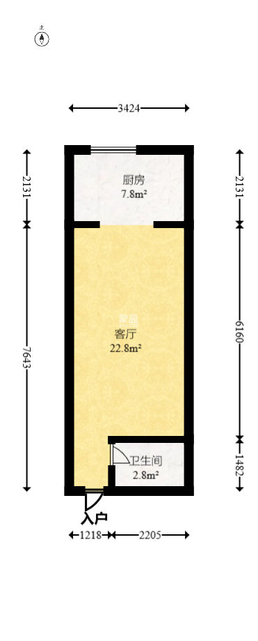 新远时代  1室1厅1卫   15.80万
