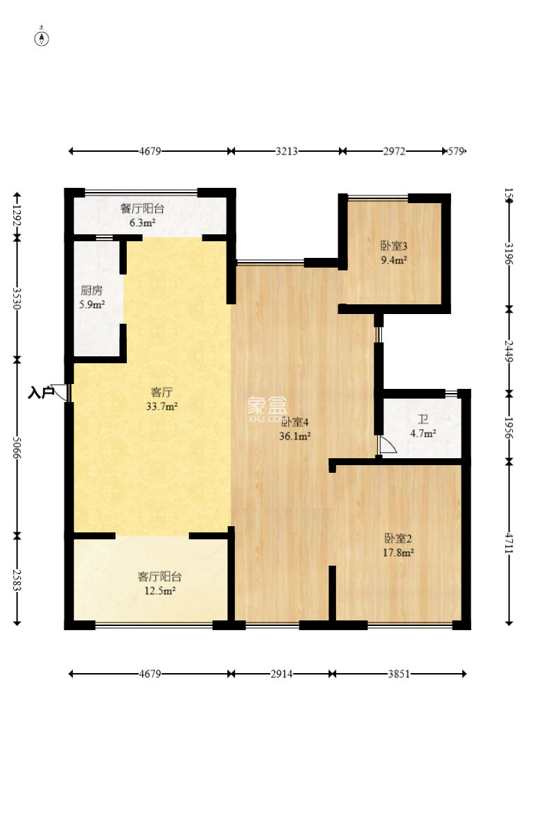 中交建发松雅院  4室2厅2卫    139.8万