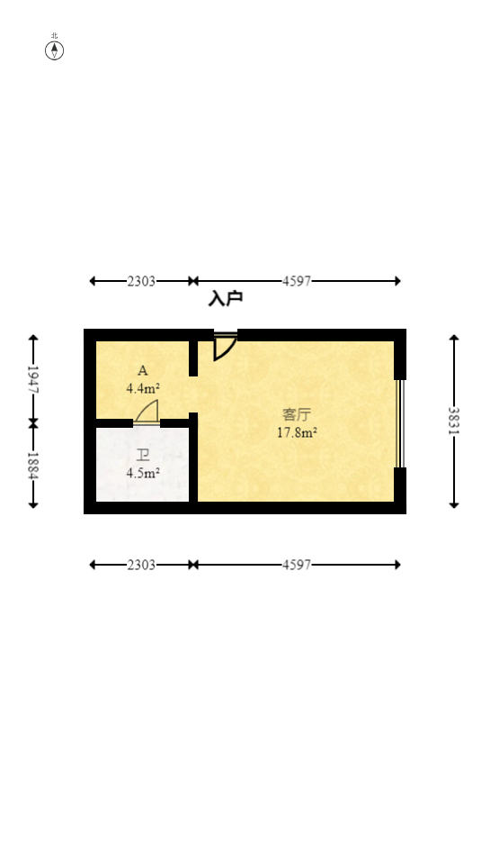 中建悦和城  1室1厅1卫    32.0万 中建悦和城  1室1厅1卫    32.0万户型图