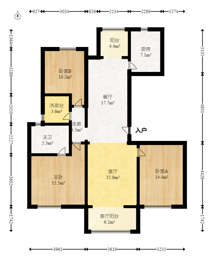 和泓融成府  3室2厅2卫    148.0万