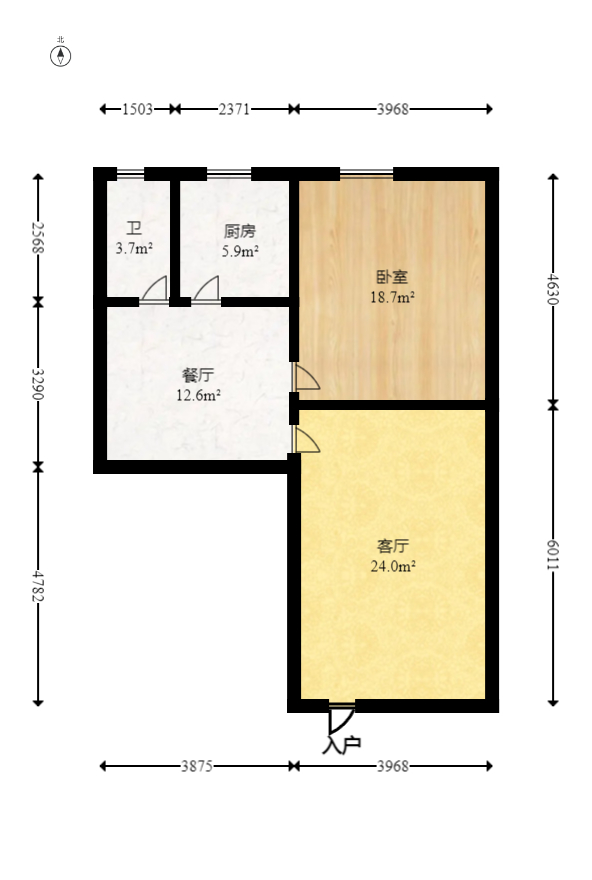 星沙三区  6室2厅4卫   128.00万室内图1