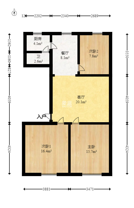 松雅安置小区  3室2厅1卫   45.00万