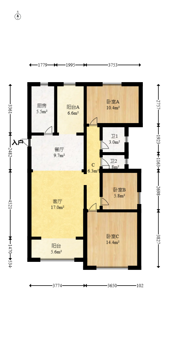 洋湖时代  1室1厅1卫    1800.0元/月 洋湖时代  1室1厅1卫    1800.0元/月户型图