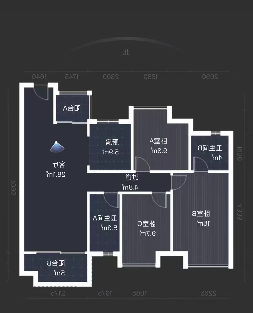 美的铂悦府  3室2厅2卫    49.8万 美的铂悦府  3室2厅2卫    49.8万室内图