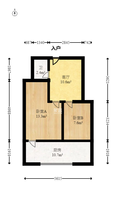 建安像素汇  2室1厅1卫   43.00万