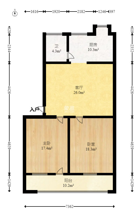 火星鎮(zhèn)長(zhǎng)沙電業(yè)局宿舍  2室2廳1衛(wèi)   38.80萬(wàn)