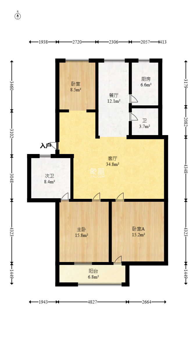 中南汽车世界  3室2厅1卫   46.80万