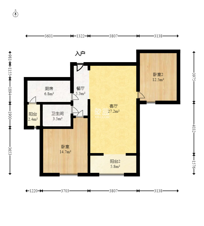广悦星苑润园  2室1厅1卫   65.80万