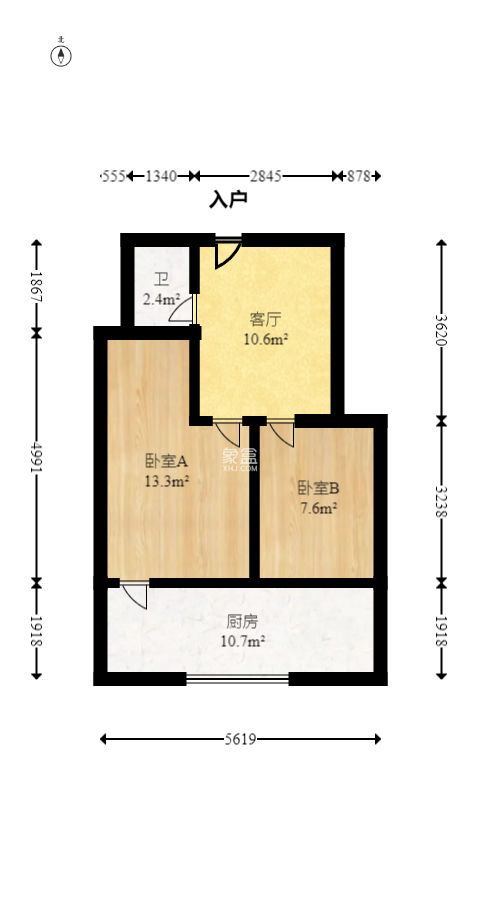 建安像素汇  2室1厅1卫   45.00万