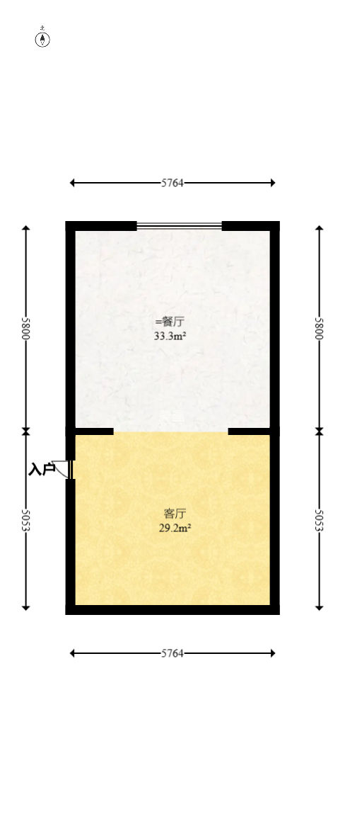 京武浪琴山三期（京武中心）  1室1厅1卫   102.00万