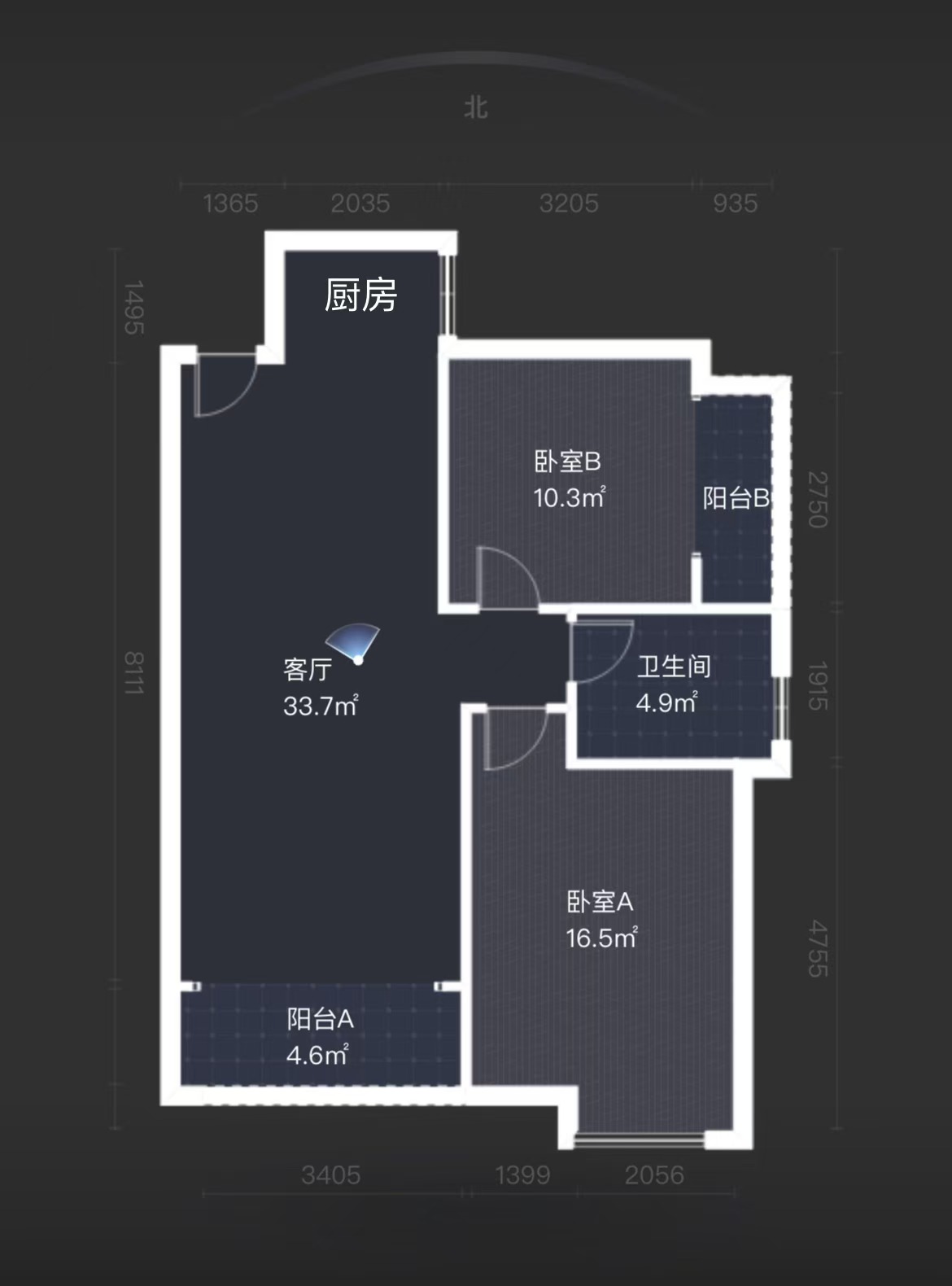 西郡佳园  2室2厅1卫    32.0万