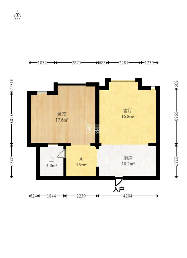 天健芙蓉盛世一期  1室1厅1卫   40.00万