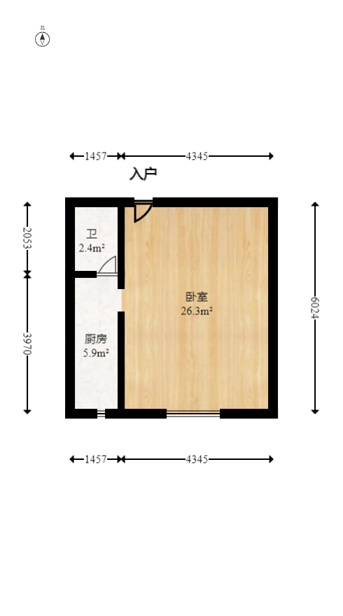 凯轩云顶  1室1厅1卫    28.28万 凯轩云顶  1室1厅1卫    28.28万户型图