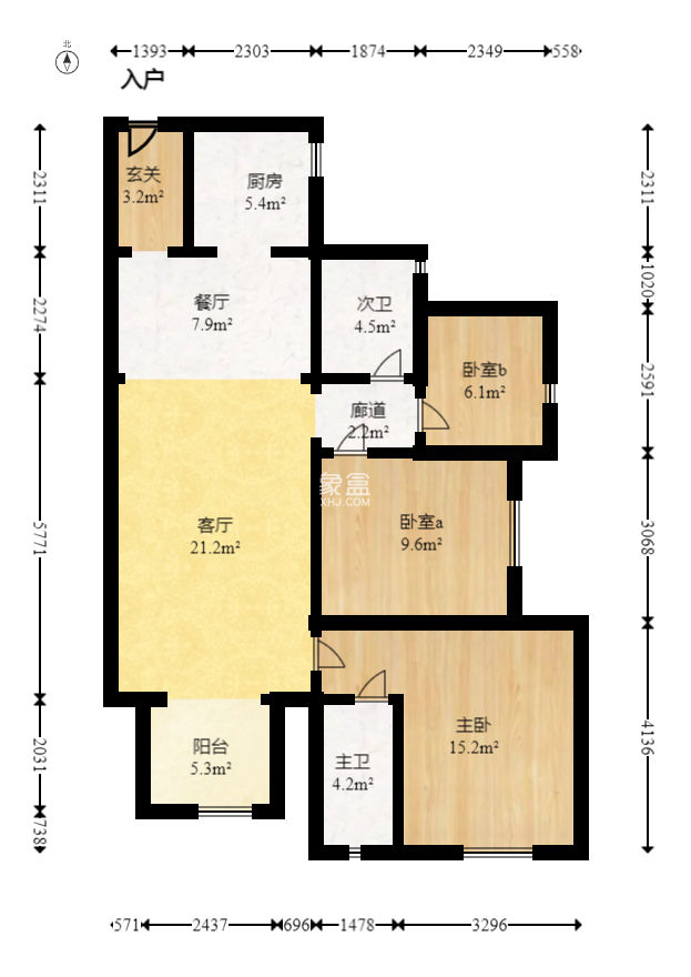 万科金色梦想D区  3室2厅2卫   150.00万