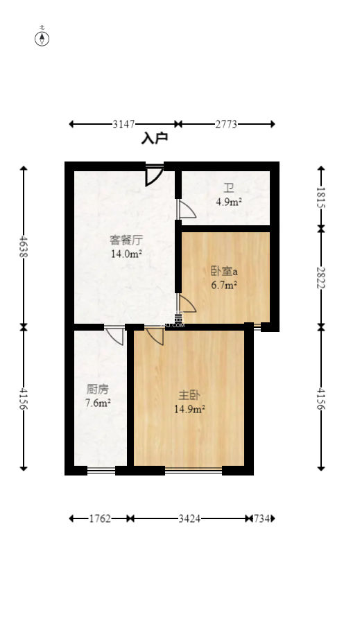 旭辉御府  2室1厅1卫   38.00万