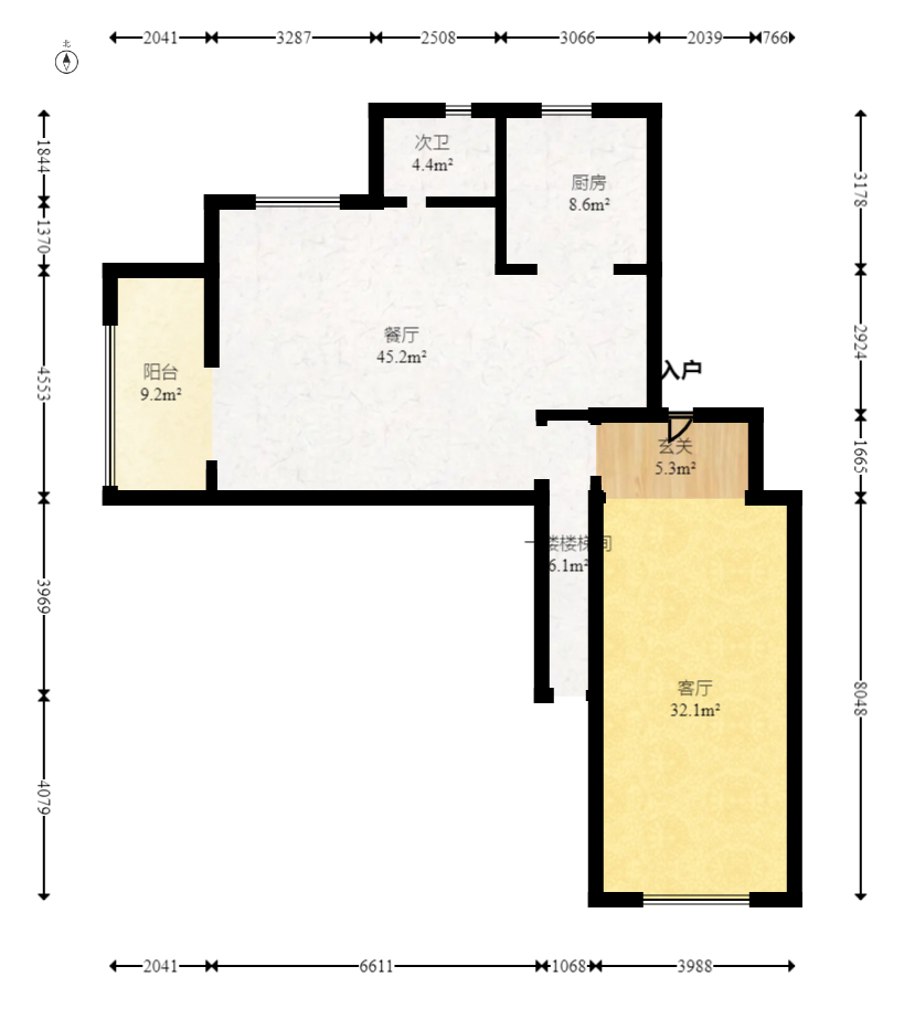 建发央著  4室2厅2卫   242.00万室内图1