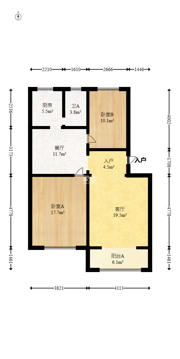 佳园星城  2室2厅1卫    35.0万