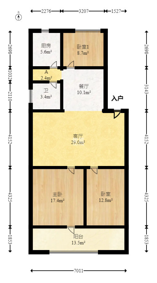 省建苑小區(qū)  3室1廳1衛(wèi)   62.50萬