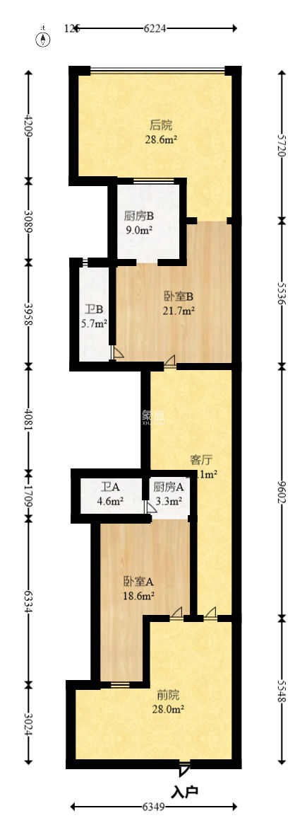 达美溪湖湾  6室3厅4卫   1200.00万