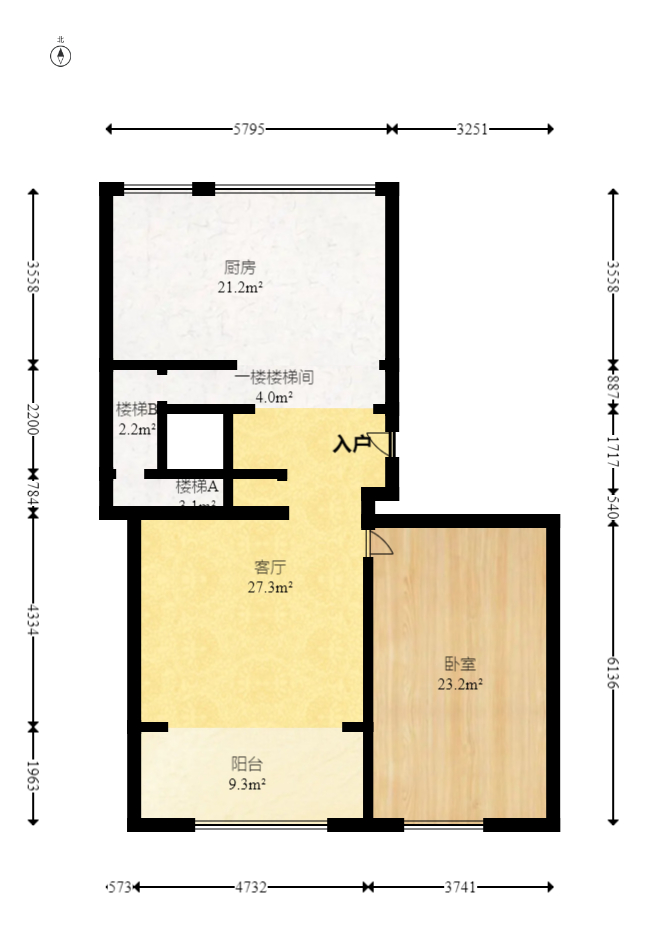 宝能公馆（美联天骄城五期）  5室2厅4卫   428.00万室内图1