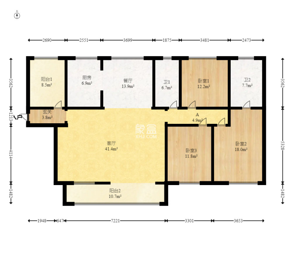 寶能公館（美聯(lián)天驕城五期）  5室2廳2衛(wèi)   398.00萬(wàn)