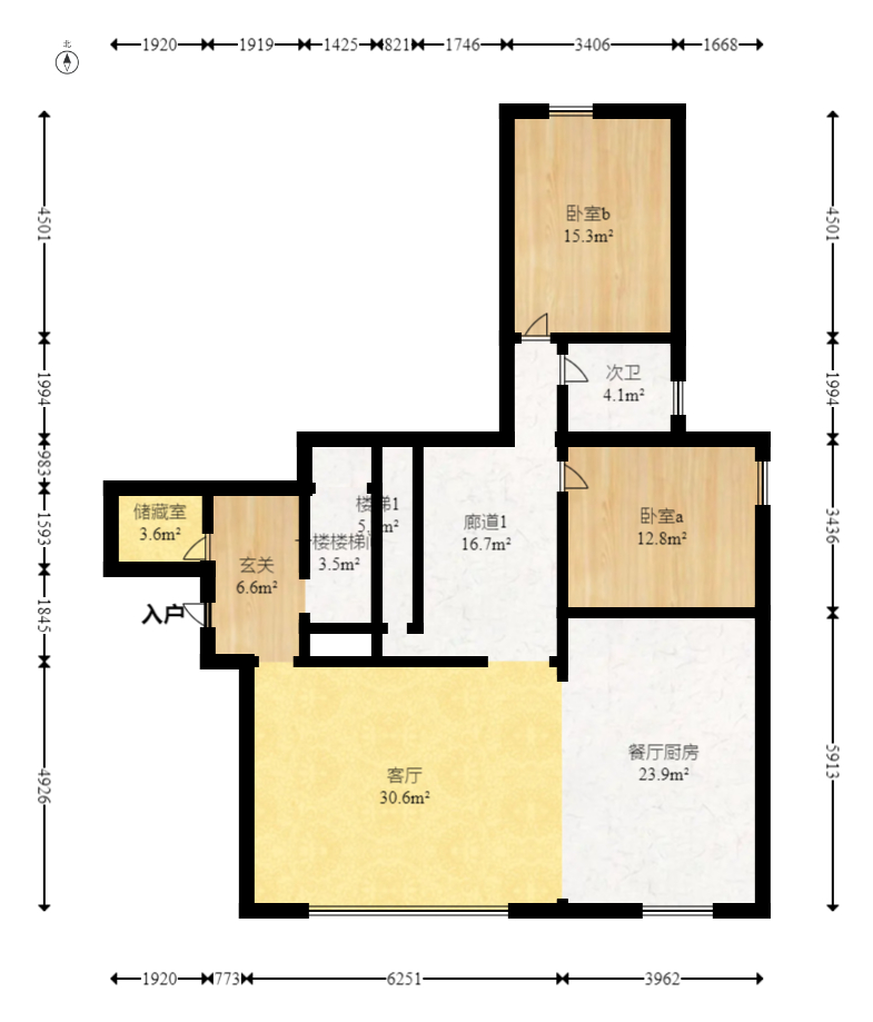 建发央著  4室2厅2卫   438.00万室内图1