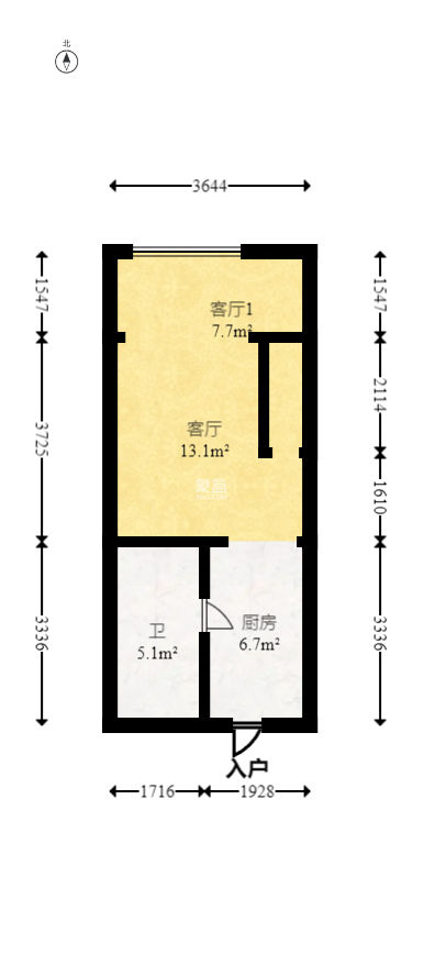 永宏万家里  1室1厅1卫   30.80万