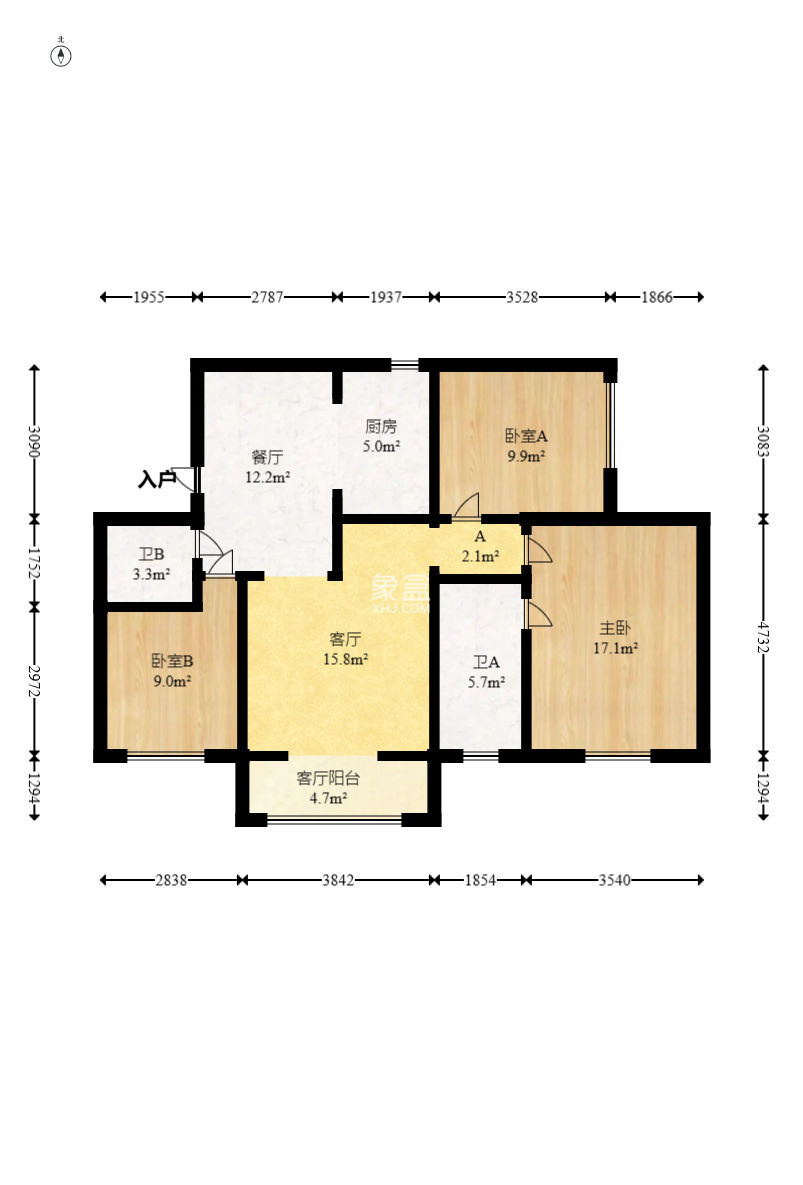 风华四季园  3室2厅2卫    85.5万 风华四季园  3室2厅2卫    85.5万