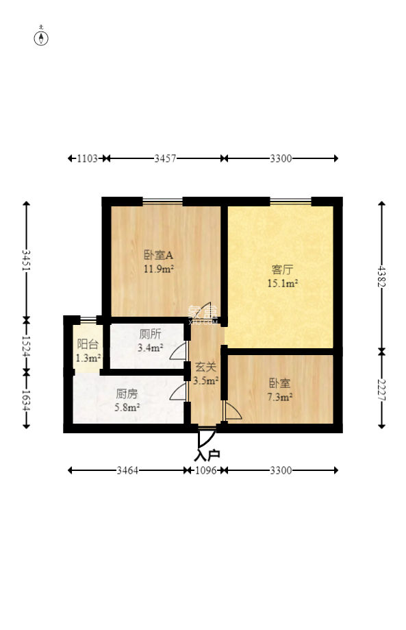 洋湖明园一期  2室2厅1卫   47.00万