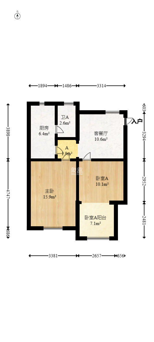 万利新村  2室1厅1卫   48.00万